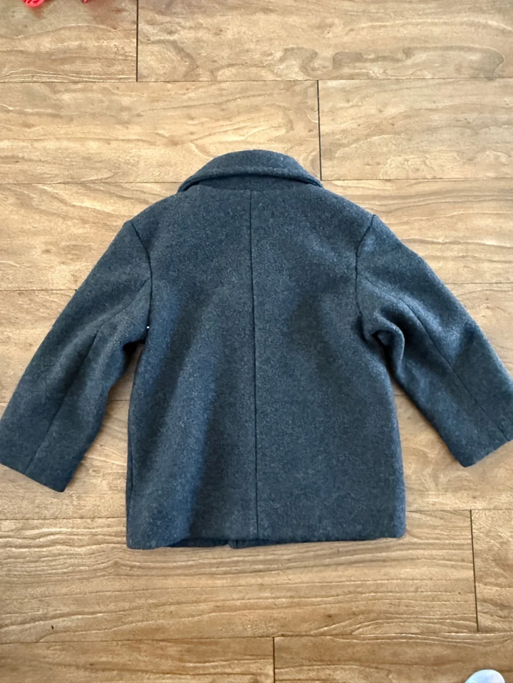 H&M Kids Charcoal Double-Breasted Pea Coat